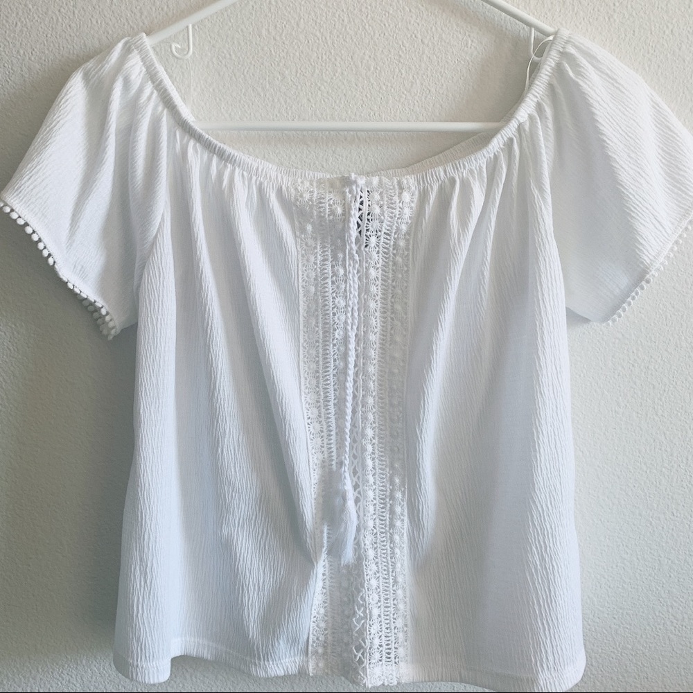 Over the shoulder top!